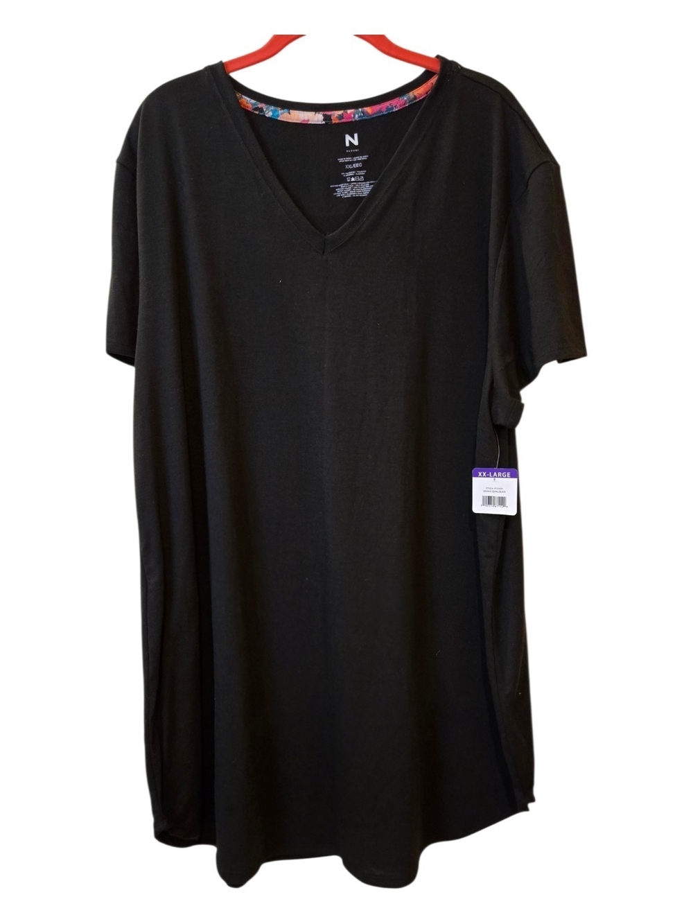 Natori Sleepshirt Black in Plus Size XXL NWT Cozy, Loungewear, Sleepwear